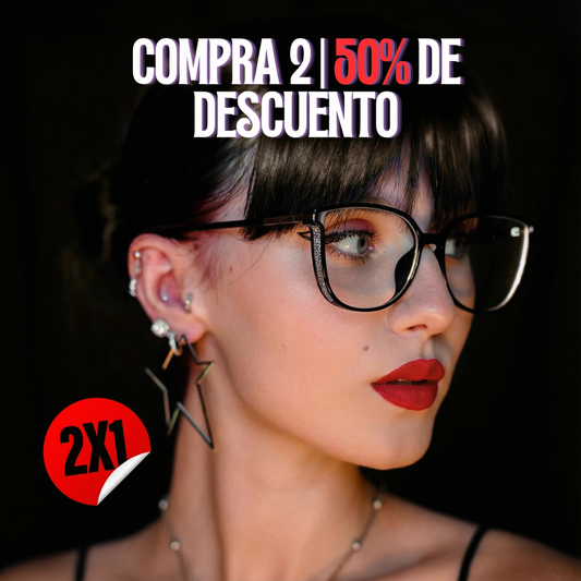 2x1 ✨ Gafas de Lectura Portátiles y a la Moda | Anti Luz Azul para Mujer — ¡Obtén 2 piezas con un 50% de descuento!