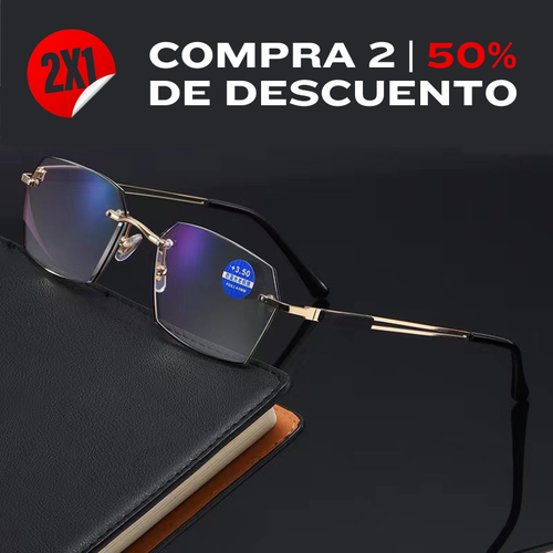 2x1-Gafas de lectura fotocromáticas 2 en 1 con bloqueo de luz azul